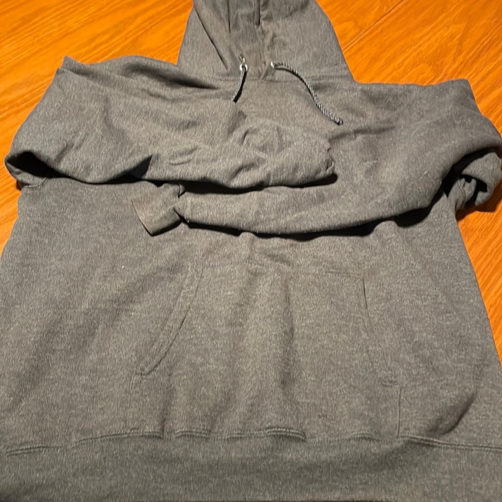 grey hoodie